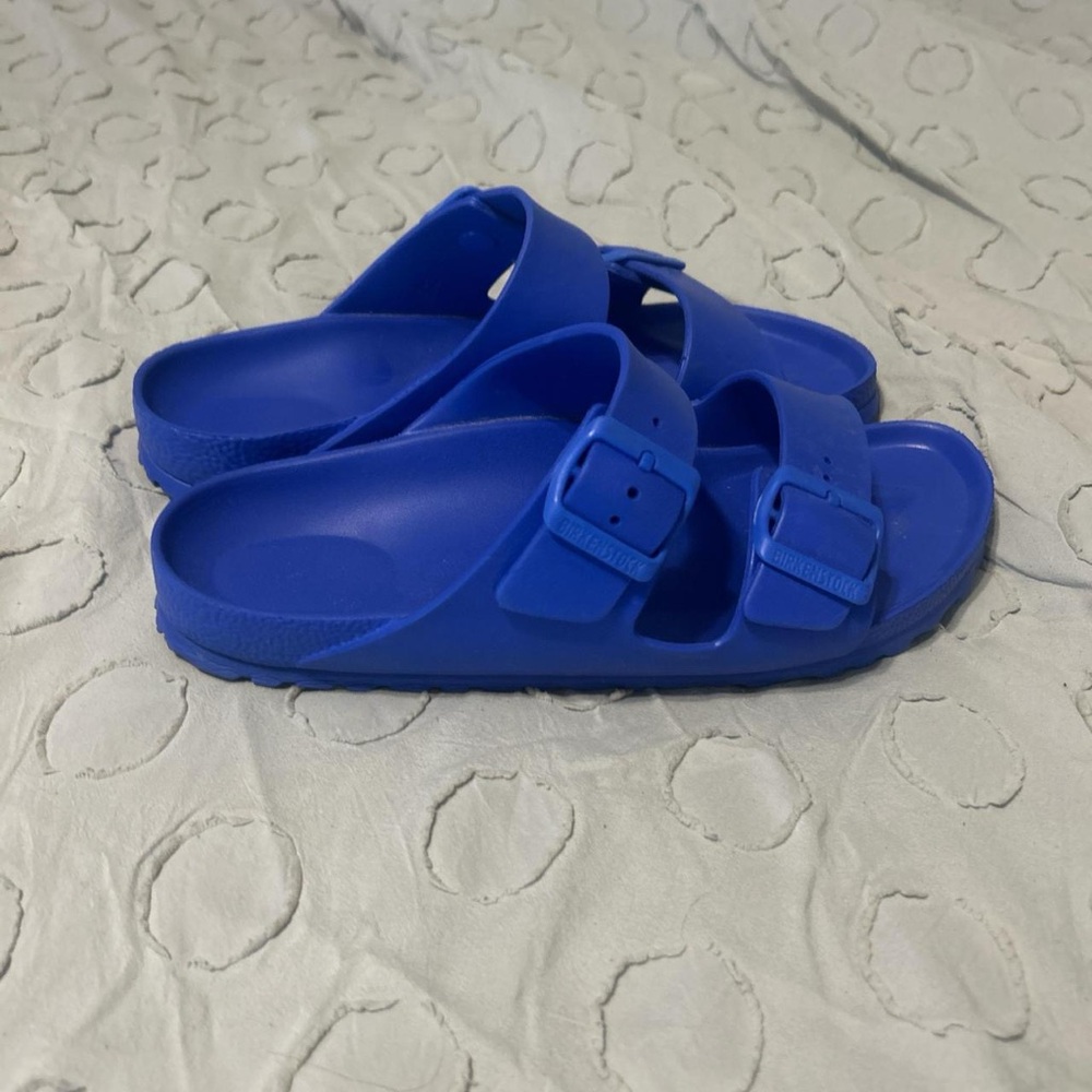 Birkenstock Blue EVA Sandals with Adjustable Straps